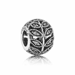RARE: Pandora Sparkling CZ Leaves